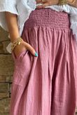 Sundaze Cheesecloth Bloomer Pant Indian Pink